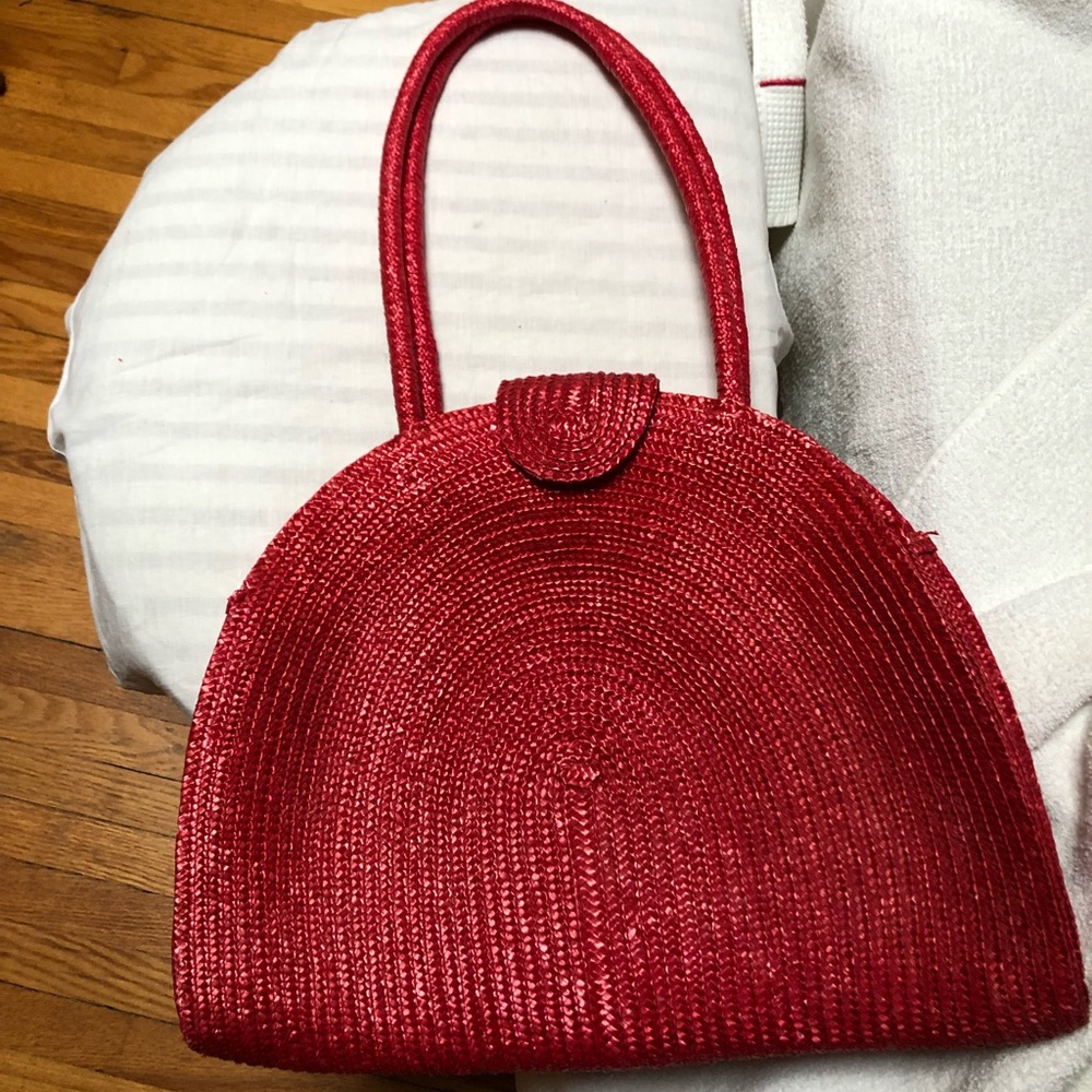Giorgio Beverly Hills red tote, large.